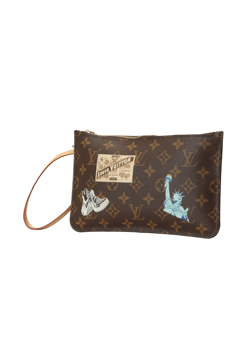 MONOGRAM WORLD TOUR NEVERFULL POUCH