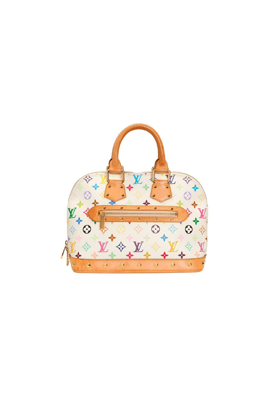 BOLSA LOUIS VUITTON MULTICOLORE ALMA PM BRANCA ORIGINAL – Gringa