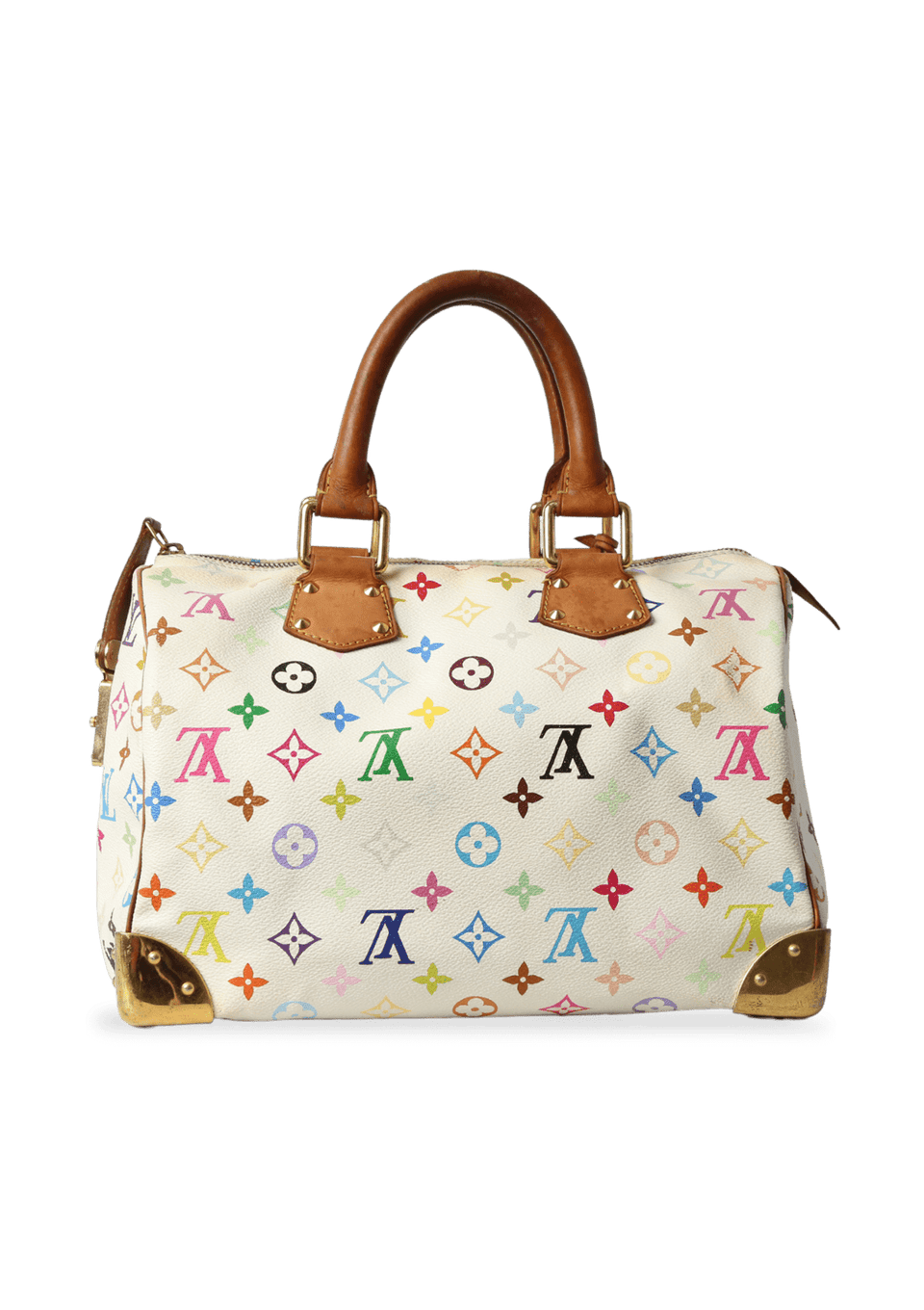 MULTICOLORE MONOGRAM SPEEDY 30