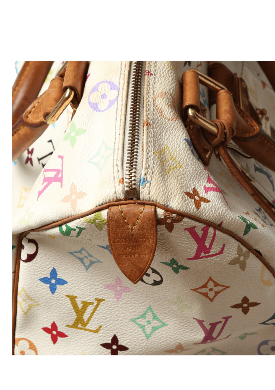 MULTICOLORE MONOGRAM SPEEDY 30