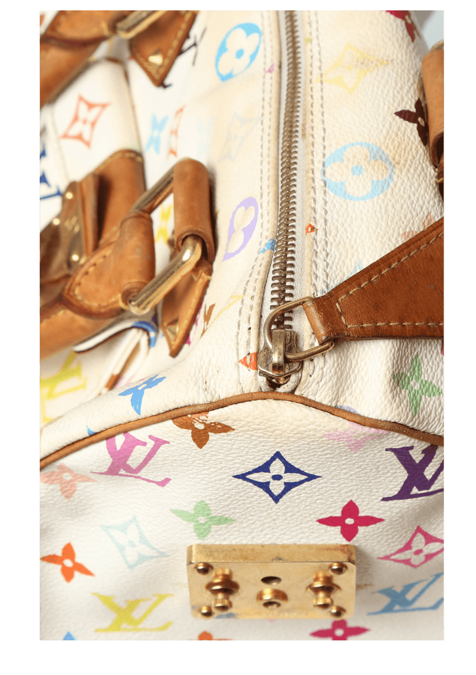 MULTICOLORE MONOGRAM SPEEDY 30