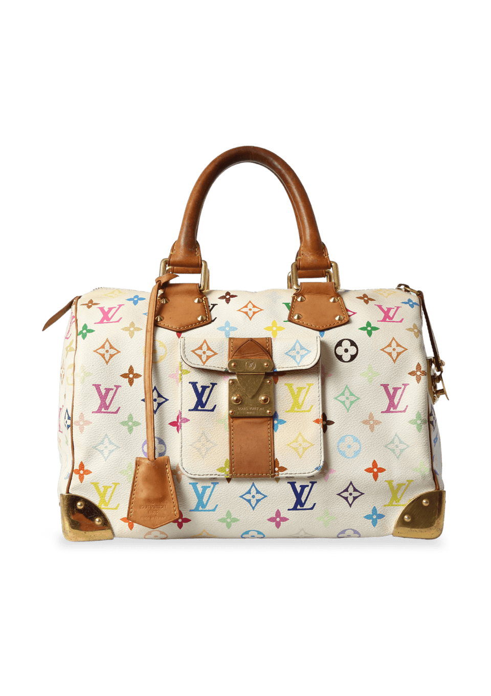 MULTICOLORE MONOGRAM SPEEDY 30