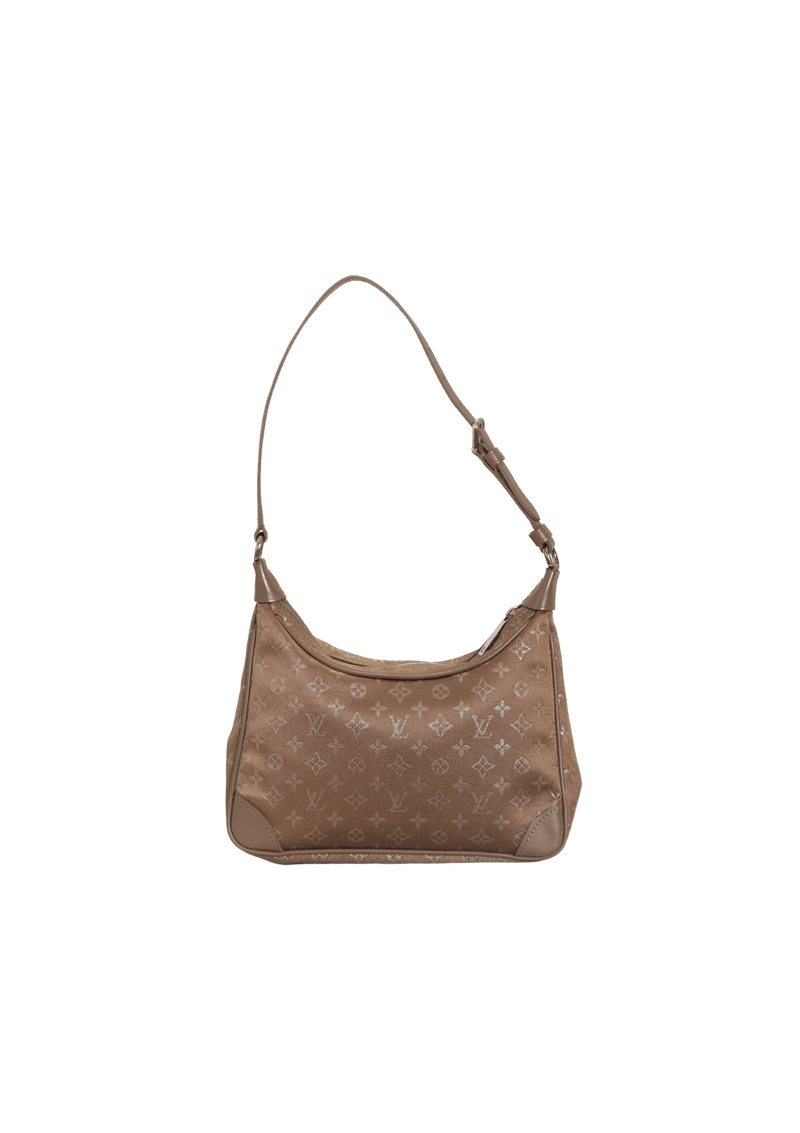 SATIN MONOGRAM MINI LIN BOULOGNE