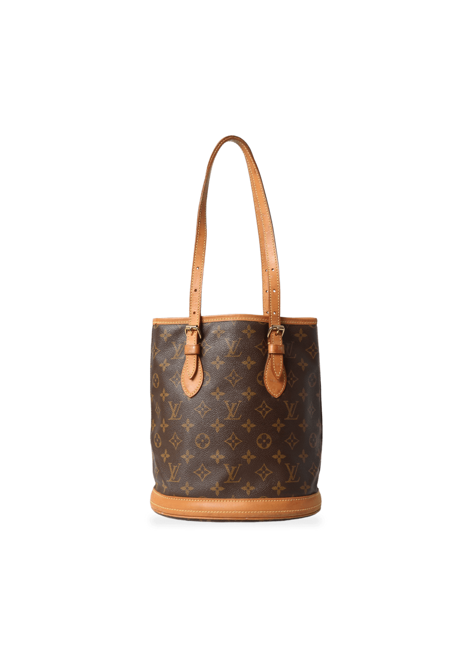 VINTAGE MONOGRAM PETIT BUCKET W/  ACCESSORIES POCHETTE