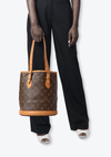VINTAGE MONOGRAM PETIT BUCKET W/  ACCESSORIES POCHETTE