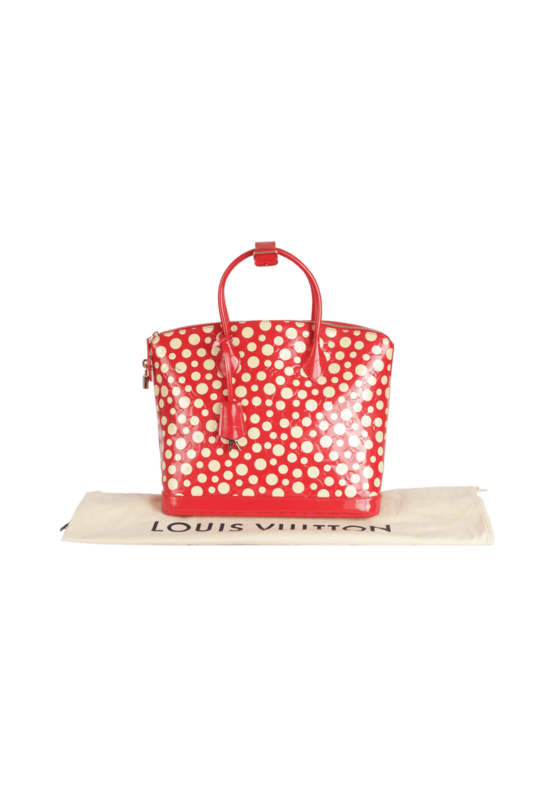 Louis Vuitton x Yayoi Kusama Vernis Infinity Dots Lockit MM Bag Louis  Vuitton