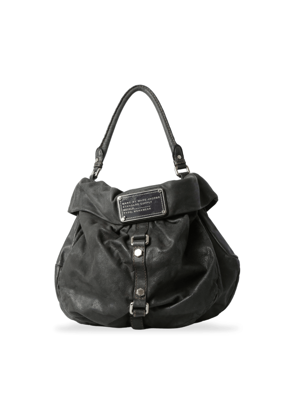 バッグ 00s archive MARC JACOBS leather Boston BOLSA MARC BY MARC JACOBS LEATHER HOBO BAG PRETA – Gringa