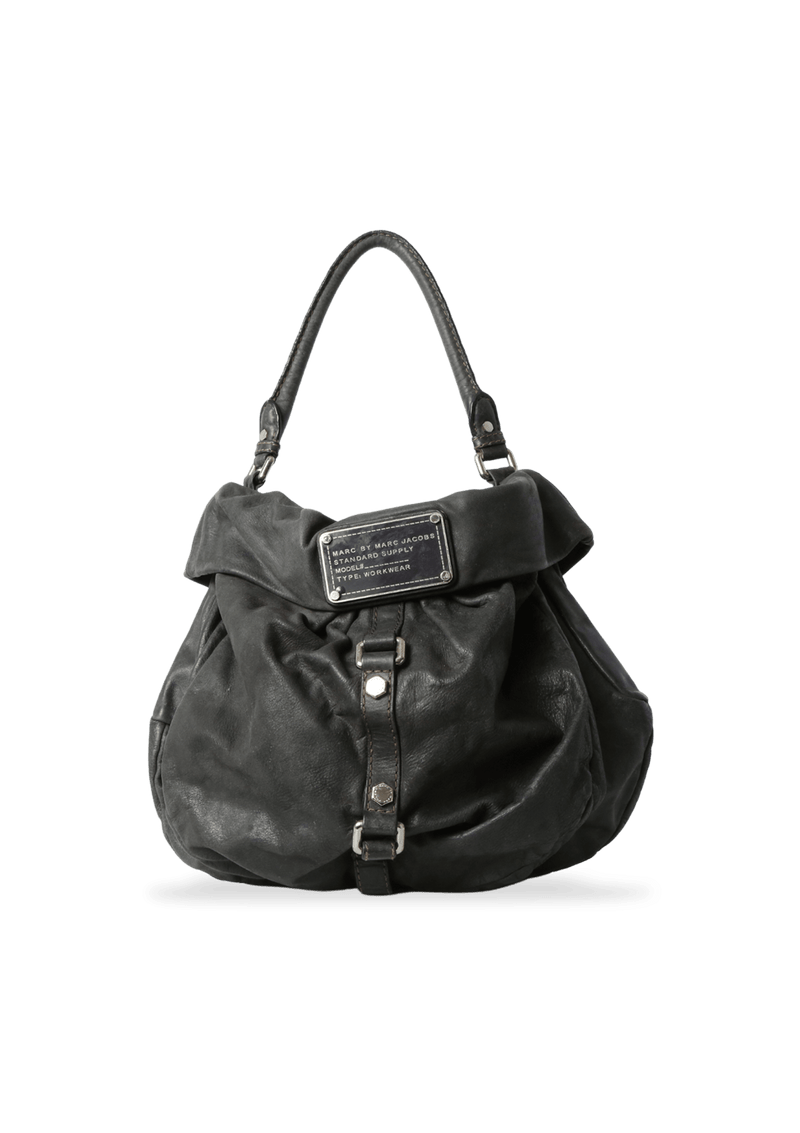 LEATHER HOBO BAG