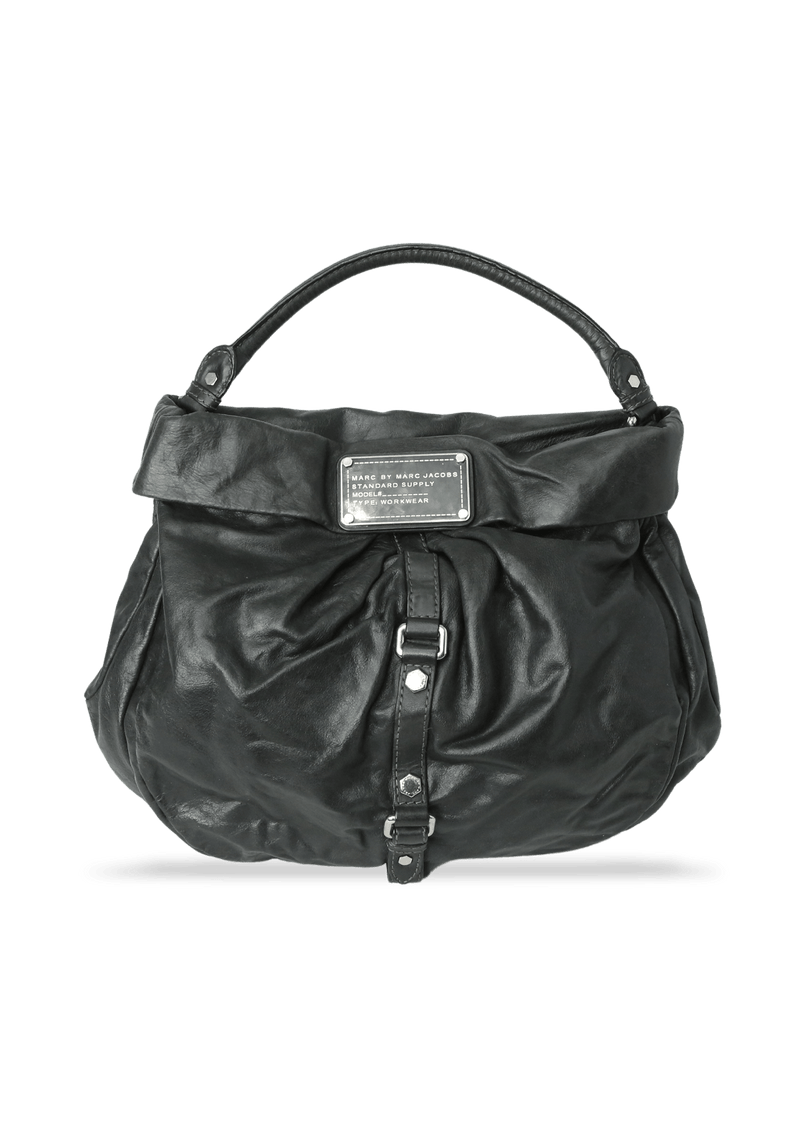 Marc jacobs discount leather hobo bag