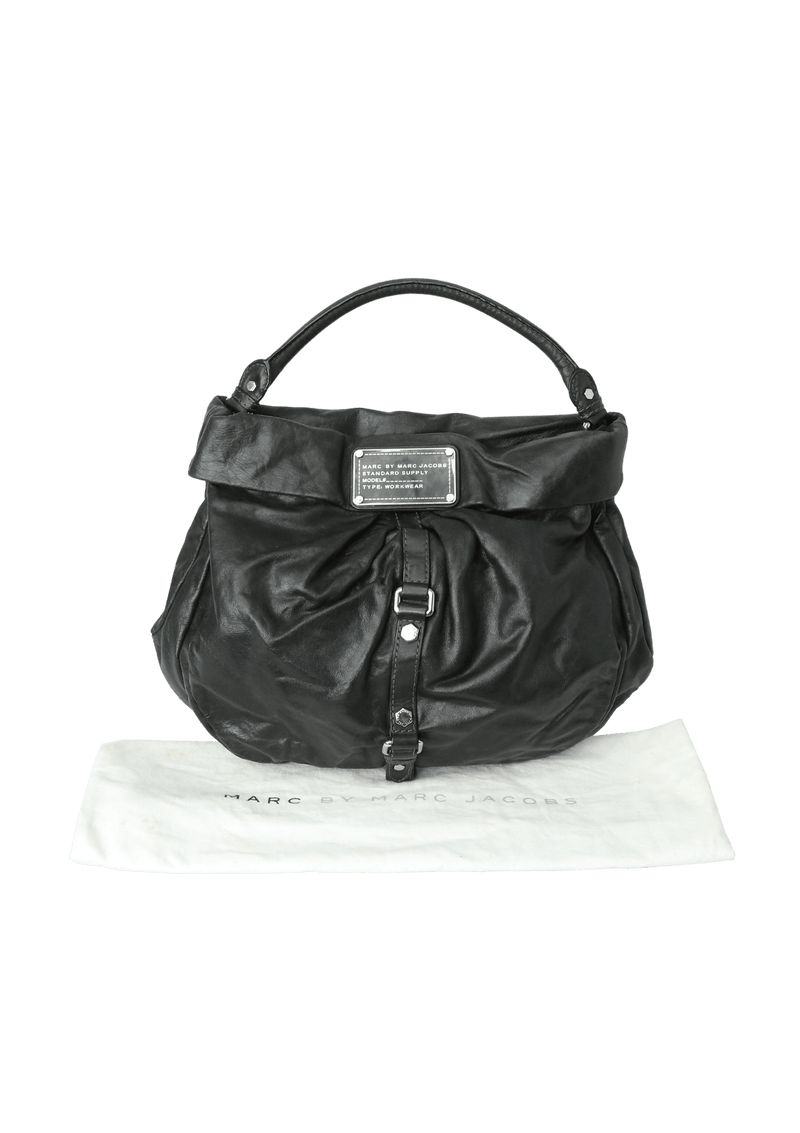 LEATHER HOBO BAG