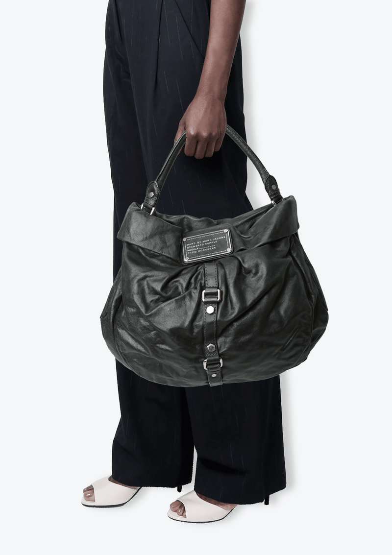 LEATHER HOBO BAG