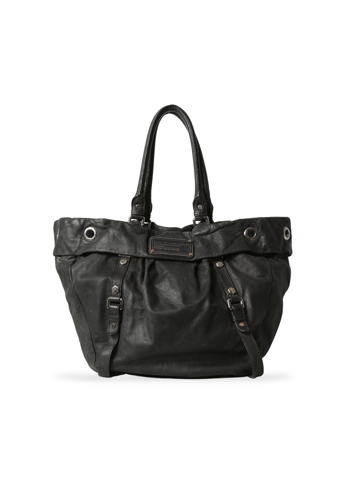 BOLSA MARC BY MARC JACOBS LEATHER SHOULDER BAG PRETA – Gringa