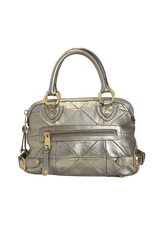 PATCHWORK METALLIC STAM BAG
