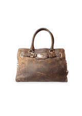 BELTED LEATHER BAG