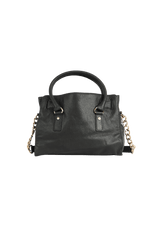 BELTED LEATHER SATCHEL