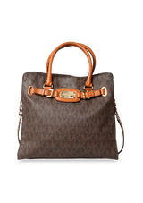 BELTED LEATHER SATCHEL