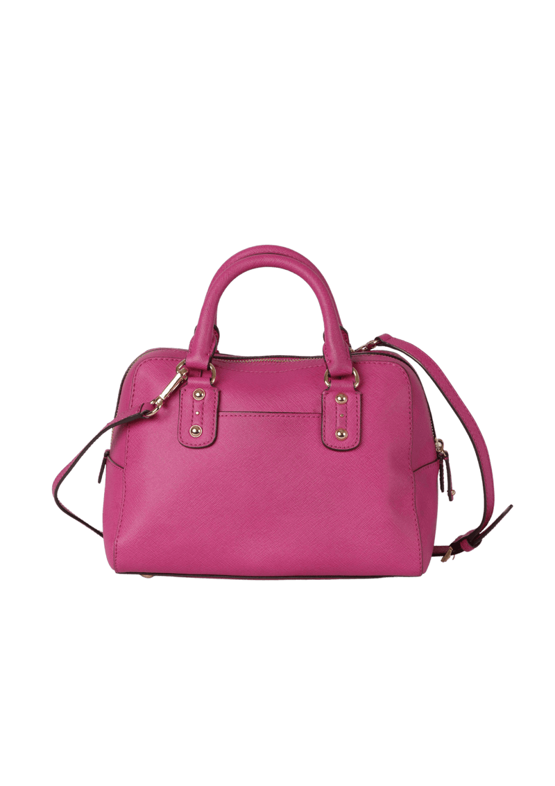 DOME SAFFIANO SATCHEL