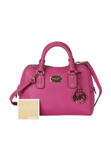 DOME SAFFIANO SATCHEL