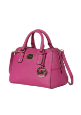 DOME SAFFIANO SATCHEL