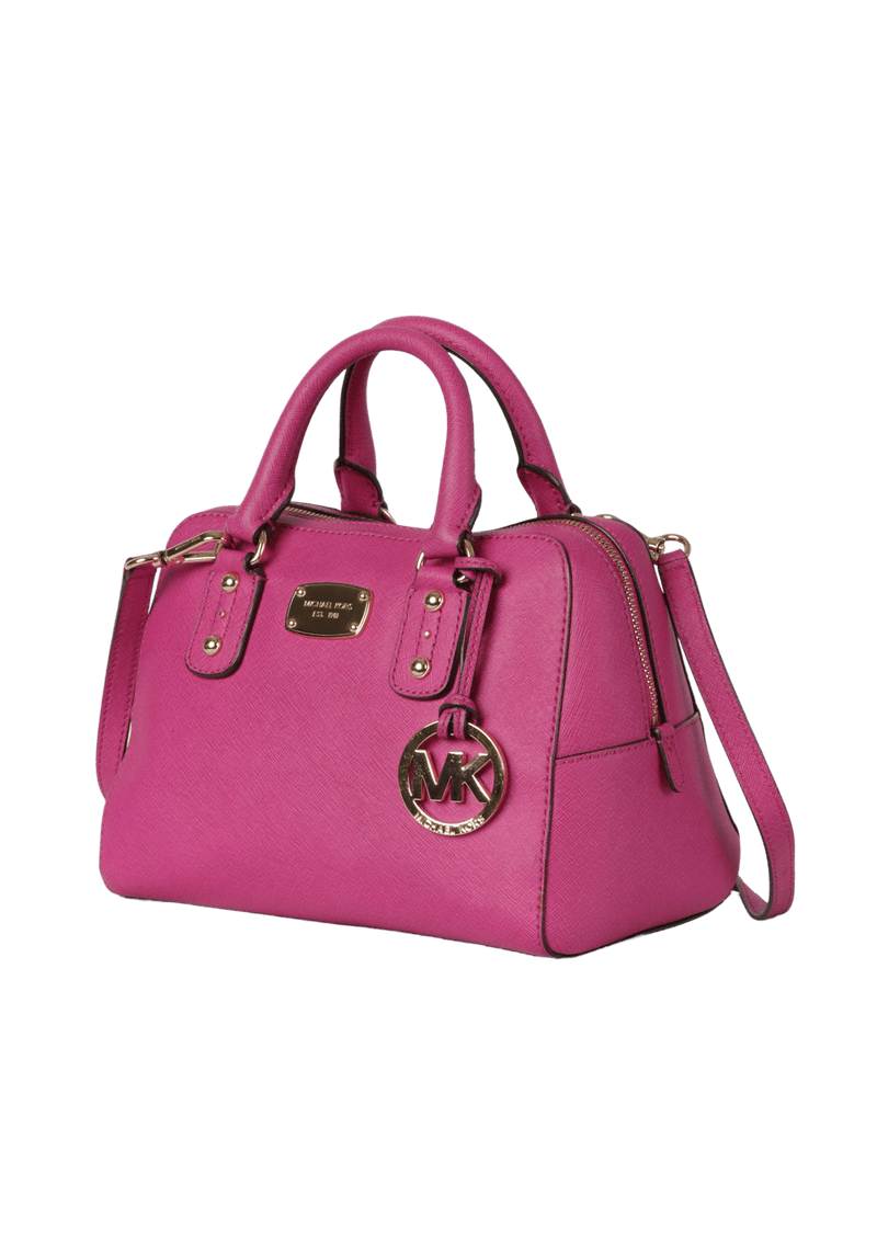 DOME SAFFIANO SATCHEL