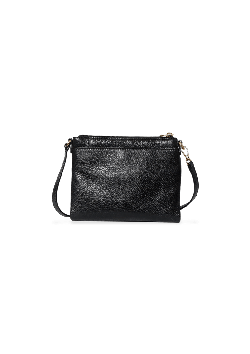 DOUBLE ZIP CROSSBODY