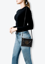 DOUBLE ZIP CROSSBODY