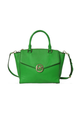 FLAP LOGO SATCHEL