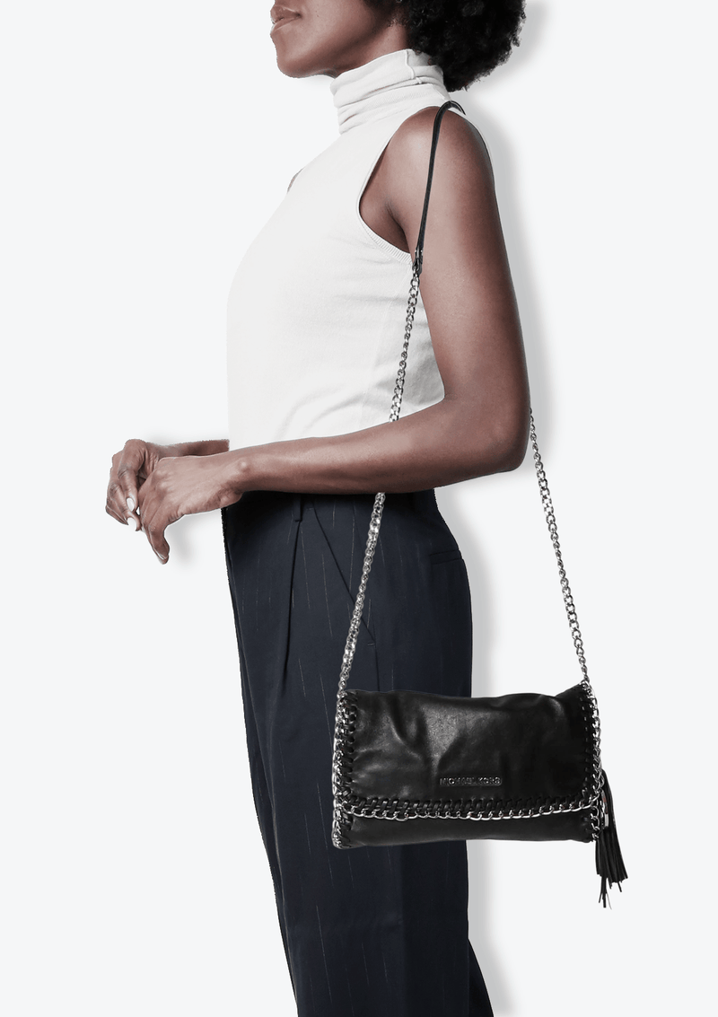 FOLD OVER CHAIN BAG