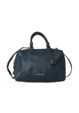 GRAINED LEATHER SATCHEL
