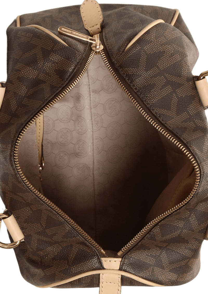 BOLSA MICHAEL KORS GRAYSON BAG MARROM ORIGINAL Gringa