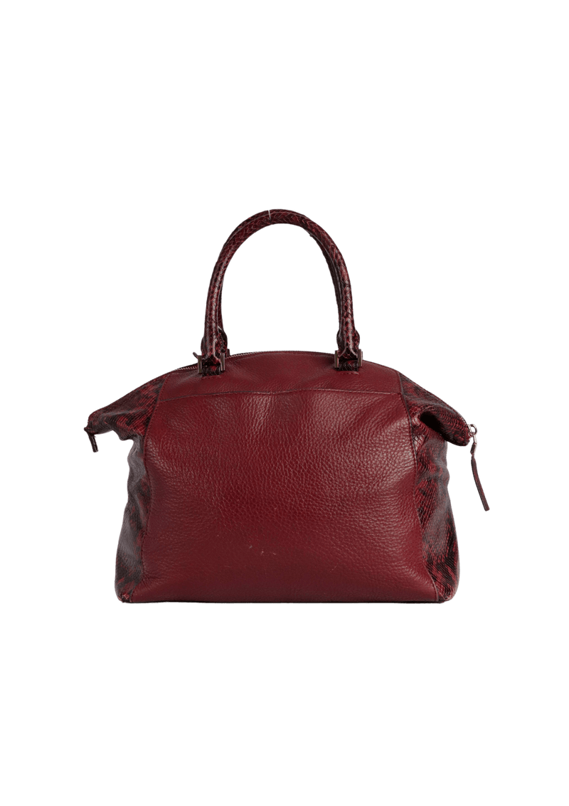 LEATHER HANDLE BAG