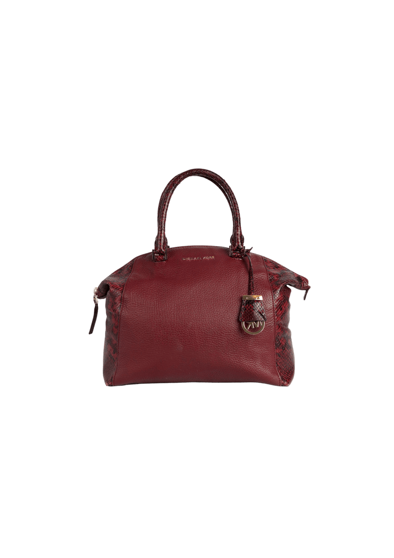 LEATHER HANDLE BAG