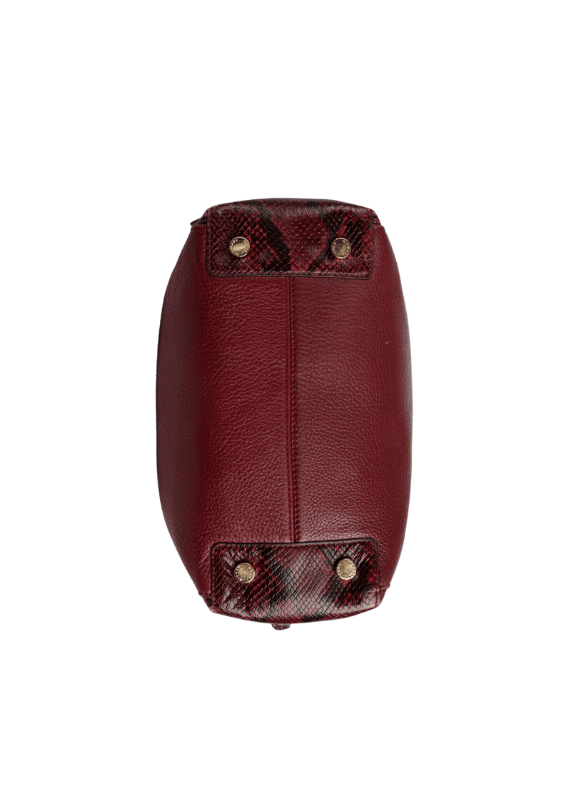 LEATHER HANDLE BAG