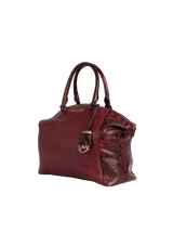 LEATHER HANDLE BAG