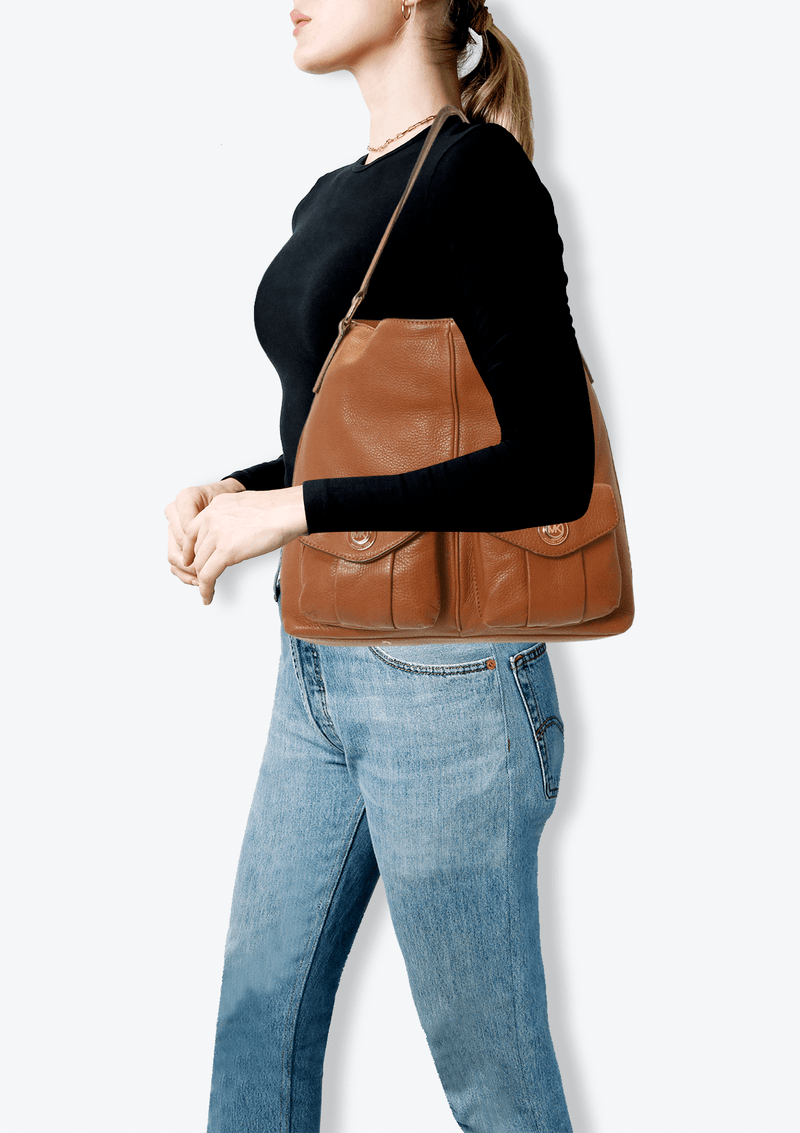 LEATHER HOBO BAG