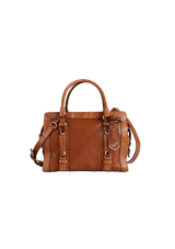 LEATHER SATCHEL BAG