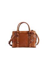 LEATHER SATCHEL BAG