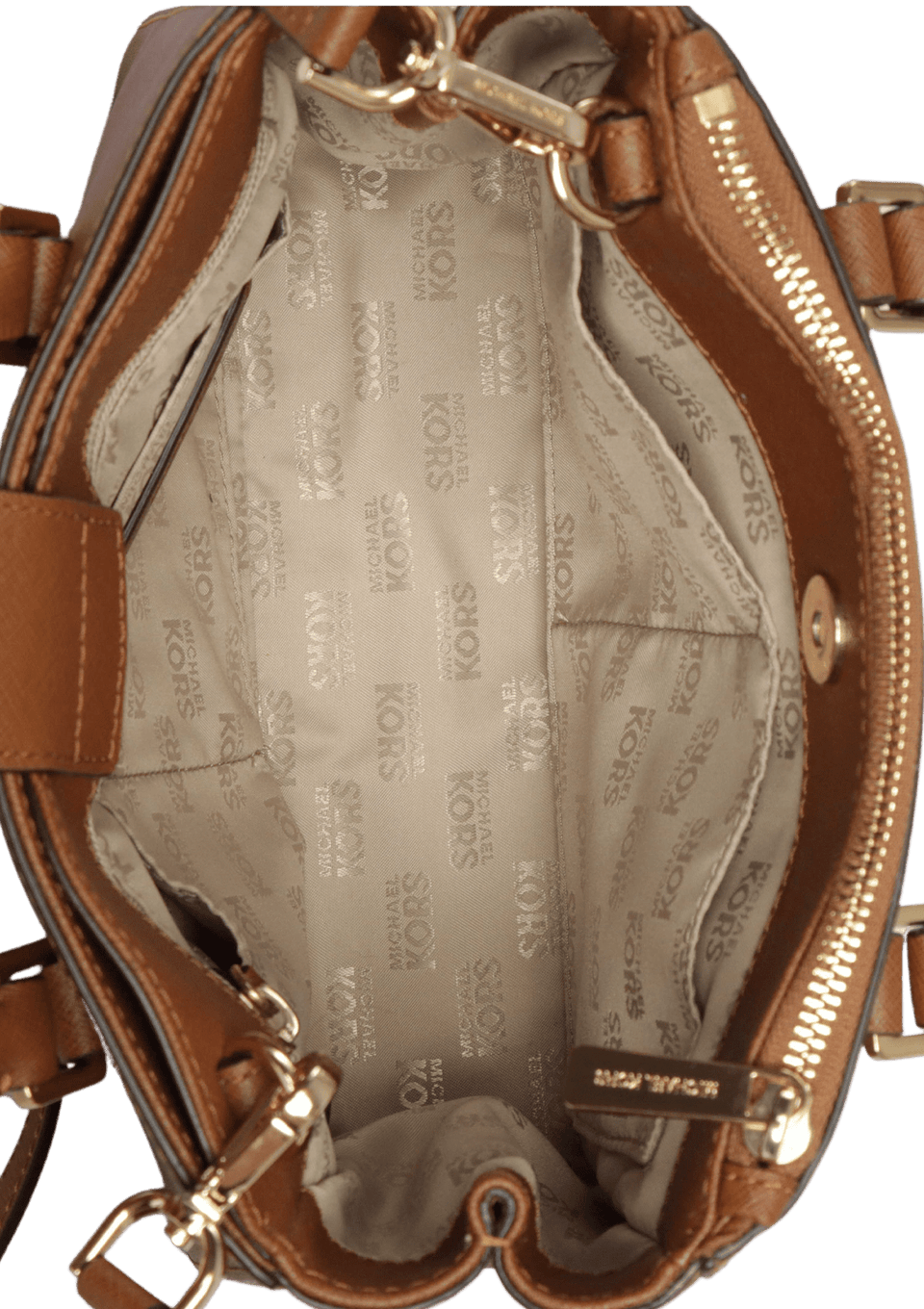 BOLSA MICHAEL KORS LEATHER SATCHEL BAG CARAMELO ORIGINAL – Gringa