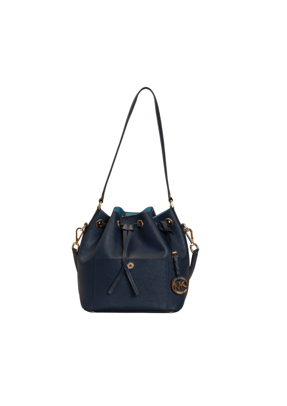 BOLSA MICHAEL KORS MEDIUM GREENWICH BUCKET AZUL ORIGINAL – Gringa
