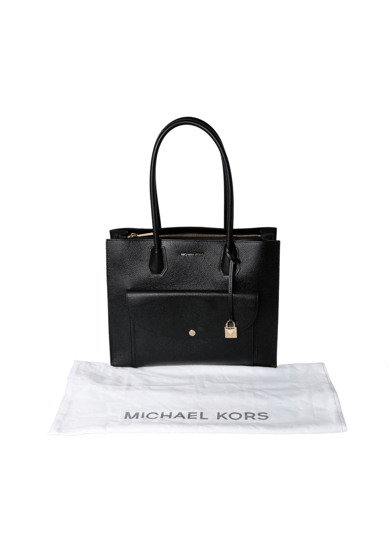 BOLSA MICHAEL KORS MERCER XL POCKET TOTE PRETA Gringa