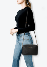 SAFFIANO CHAIN CROSSBODY