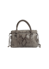 SNAKESKIN SATCHEL BAG