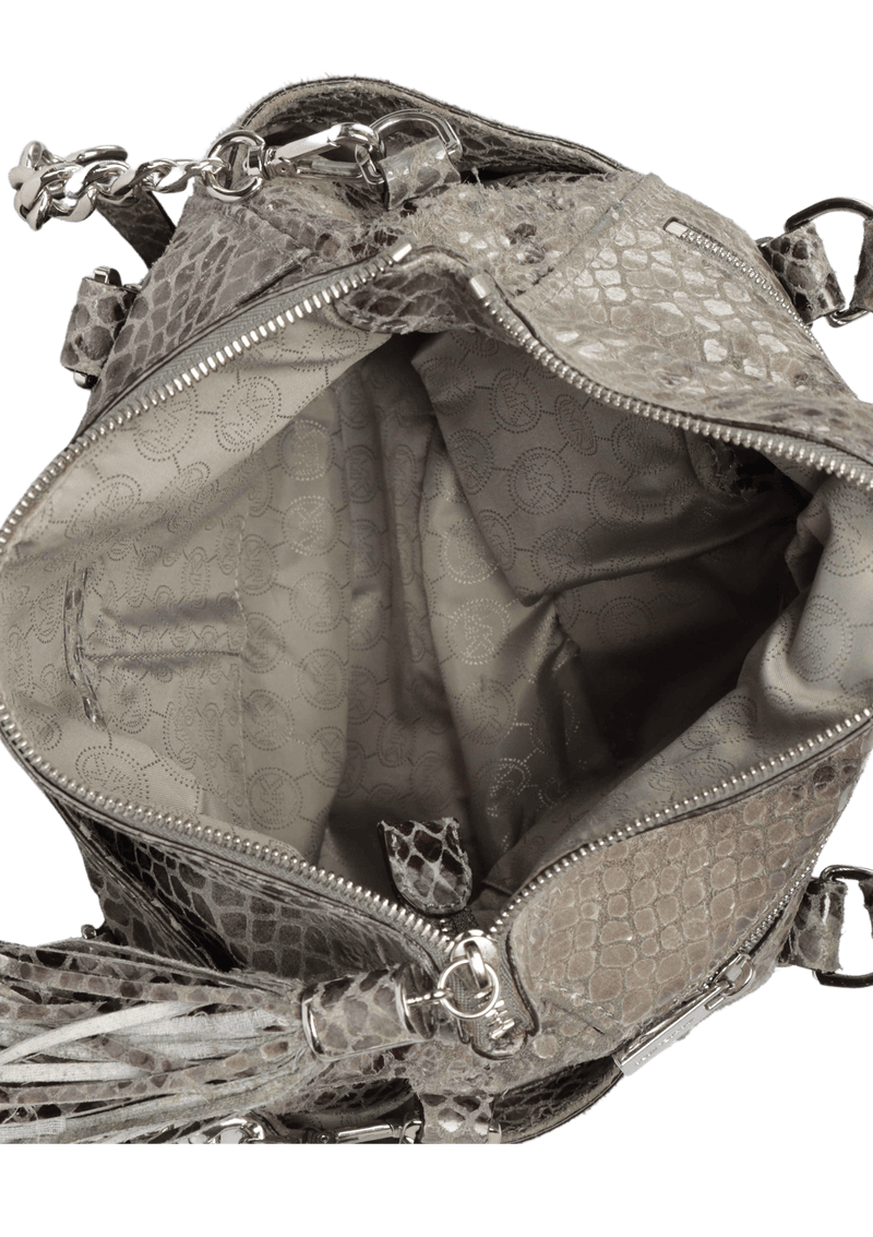 SNAKESKIN SATCHEL BAG