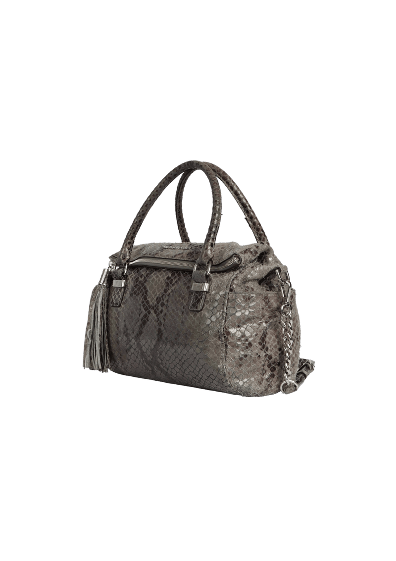 SNAKESKIN SATCHEL BAG