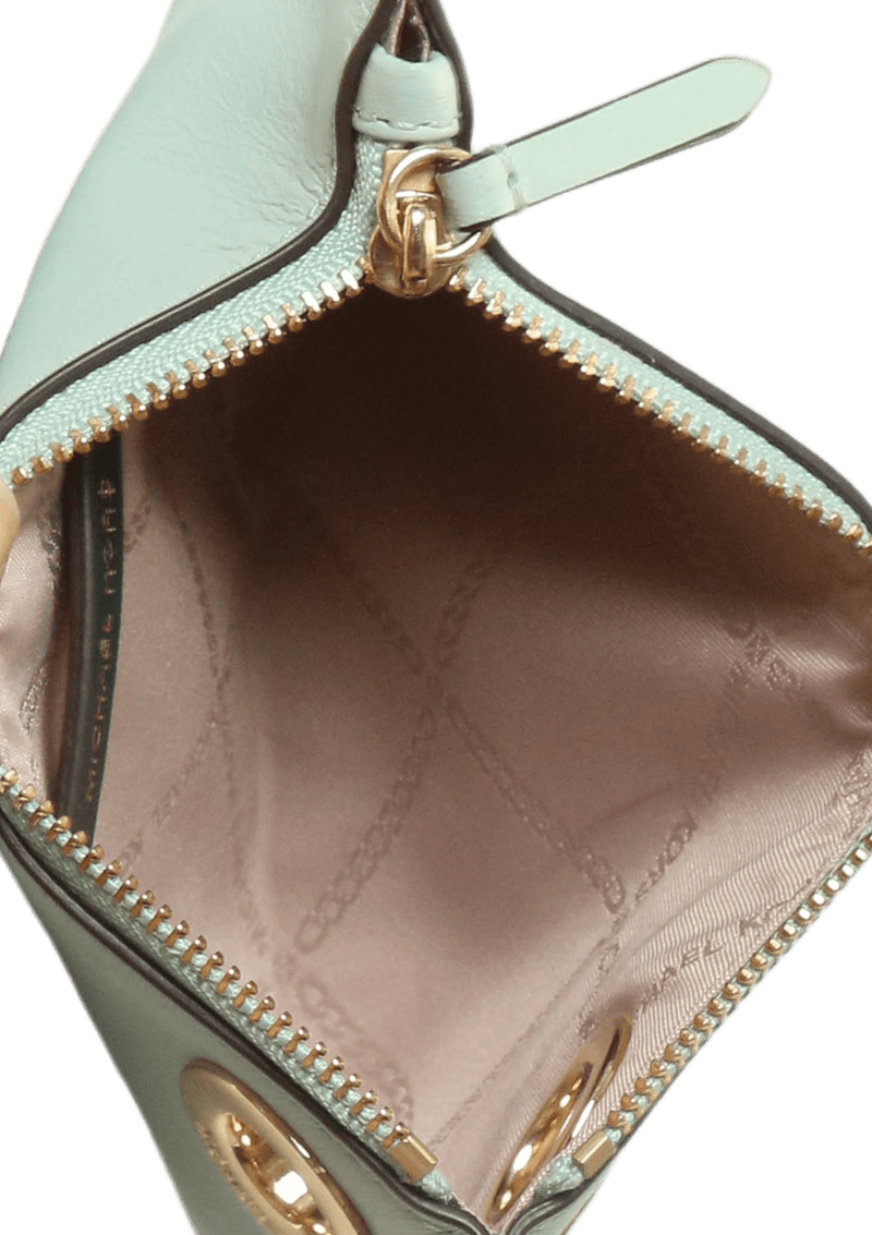 Michael kors tri color 2025 leather pouch trio