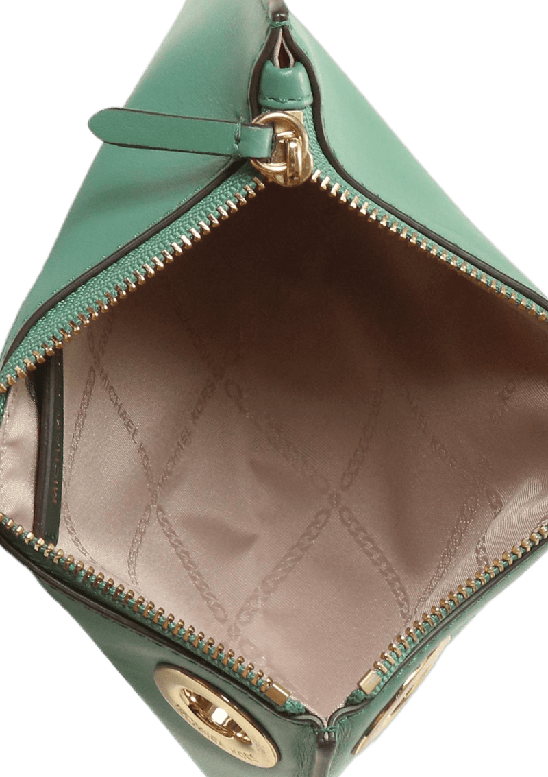 Michael kors tri color leather pouch trio top
