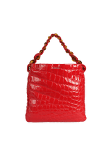EMBOSSED LEATHER BAG