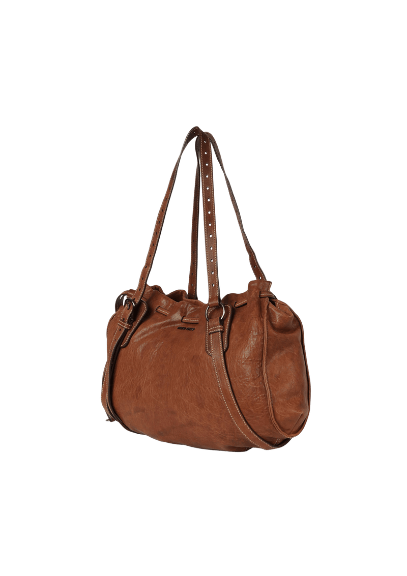 LEATHER SHOULDER BAG