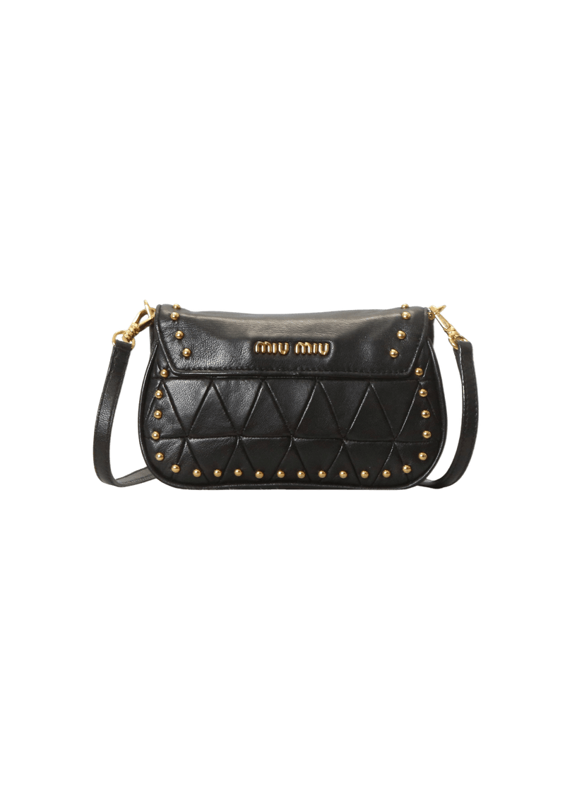 LEATHER STUDDED BAG