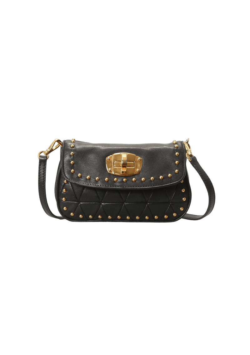 LEATHER STUDDED BAG